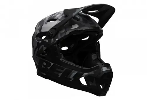super casque vtt intégrale noir