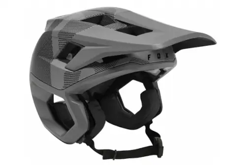 semi intégral Casque VTT Fox gris et noir