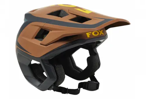 Semi Casque VTT Fox maron nouveaté
