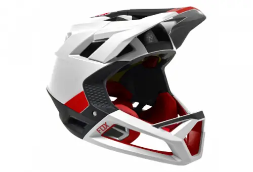 premium Casque VTT Fox noir et blanc